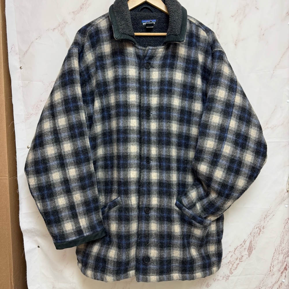 RARE VTG Patagonia x Original Tiroler Loden Plaid Wool and Alpaca Blend Jacket